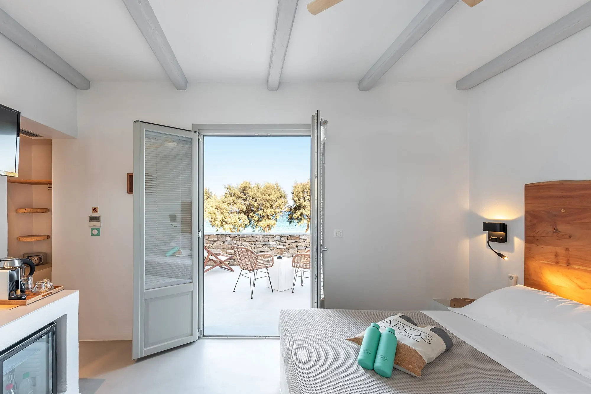 Junior Suite με Ιδιωτικό Μπαλκόνι και Θέα Θάλασσα